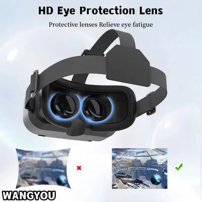 G13 VR Glasses VR Smart Glasses Headset Smart Glasses Helmet Video Game Binoculars for 5-7 Inches Smartphone VR Helmet